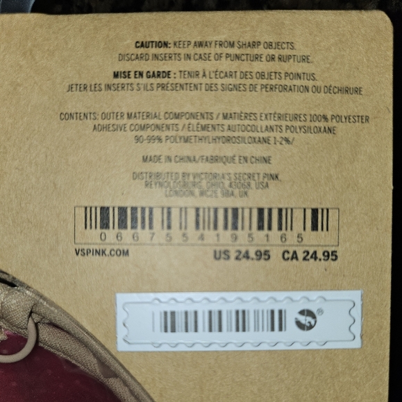 PINK, New Backless Bra, slightly lined - Picture 4 of 5